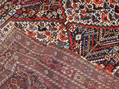 Persian Khamseh Rug | 5' 4" x 7' 3" - www.Shopthatapp.com