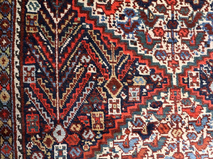 Persian Khamseh Rug | 5' 4" x 7' 3" - www.Shopthatapp.com