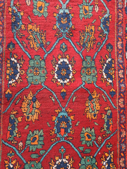 Persian Kurdish Bidjar Runner Rug | 3' 8" x 13' 5" - www.Shopthatapp.com