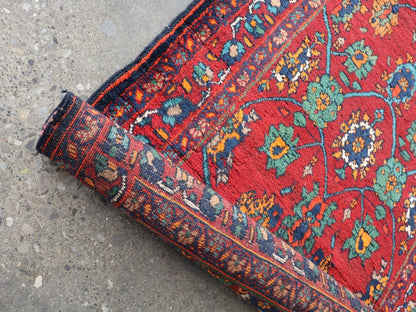 Persian Kurdish Bidjar Runner Rug | 3' 8" x 13' 5" - www.Shopthatapp.com
