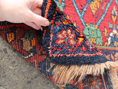 Persian Kurdish Bidjar Runner Rug | 3' 8" x 13' 5" - www.Shopthatapp.com