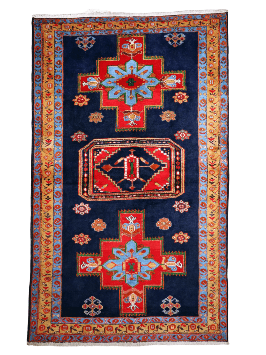 Persian Meshkin Rug | 4' 11" x 7' 10" - www.Shopthatapp.com