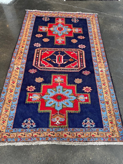 Persian Meshkin Rug | 4' 11" x 7' 10" - www.Shopthatapp.com