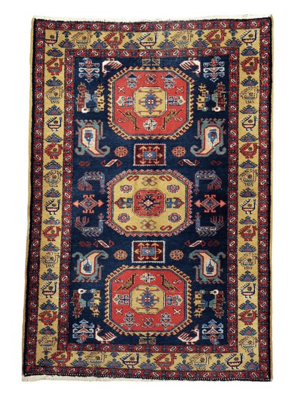 Persian Meshkin Rug | 4' 7"x 6' 9" - www.Shopthatapp.com