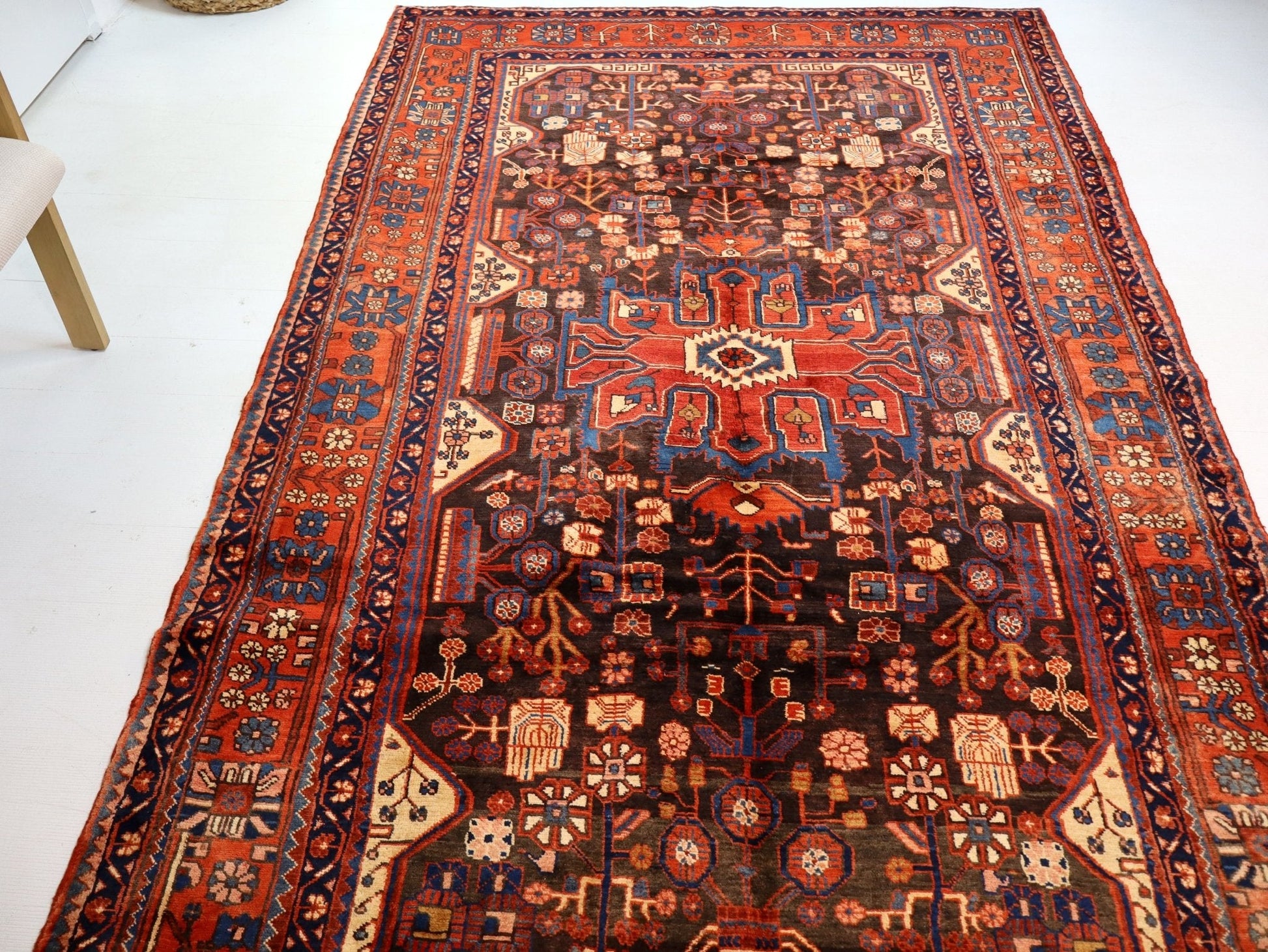 Persian Nahavand Rug | 5' 5” x 9' 7" - www.Shopthatapp.com