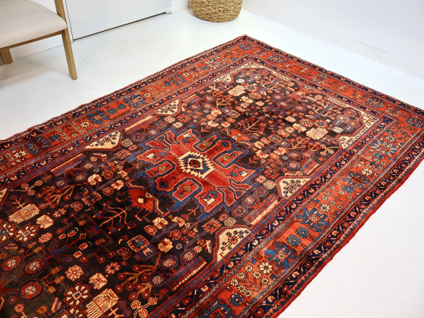 Persian Nahavand Rug | 5' 5” x 9' 7" - www.Shopthatapp.com
