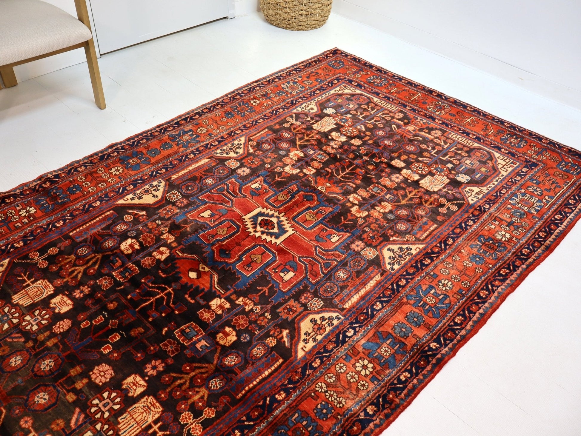 Persian Nahavand Rug | 5' 5” x 9' 7" - www.Shopthatapp.com