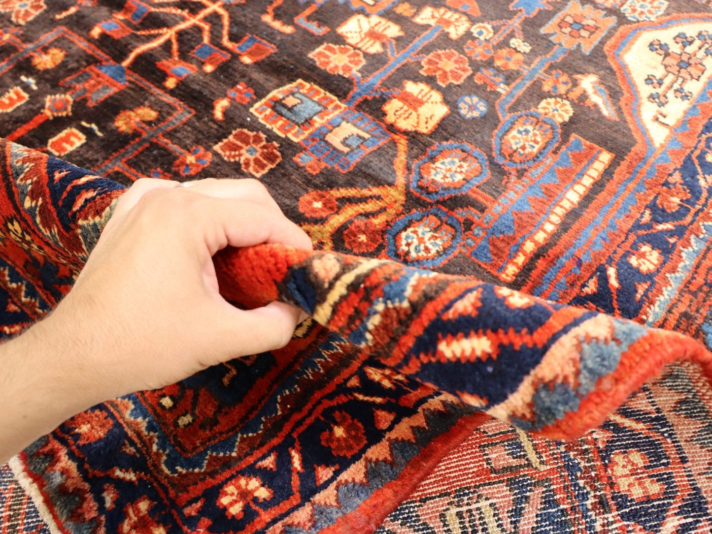 Persian Nahavand Rug | 5' 5” x 9' 7" - www.Shopthatapp.com