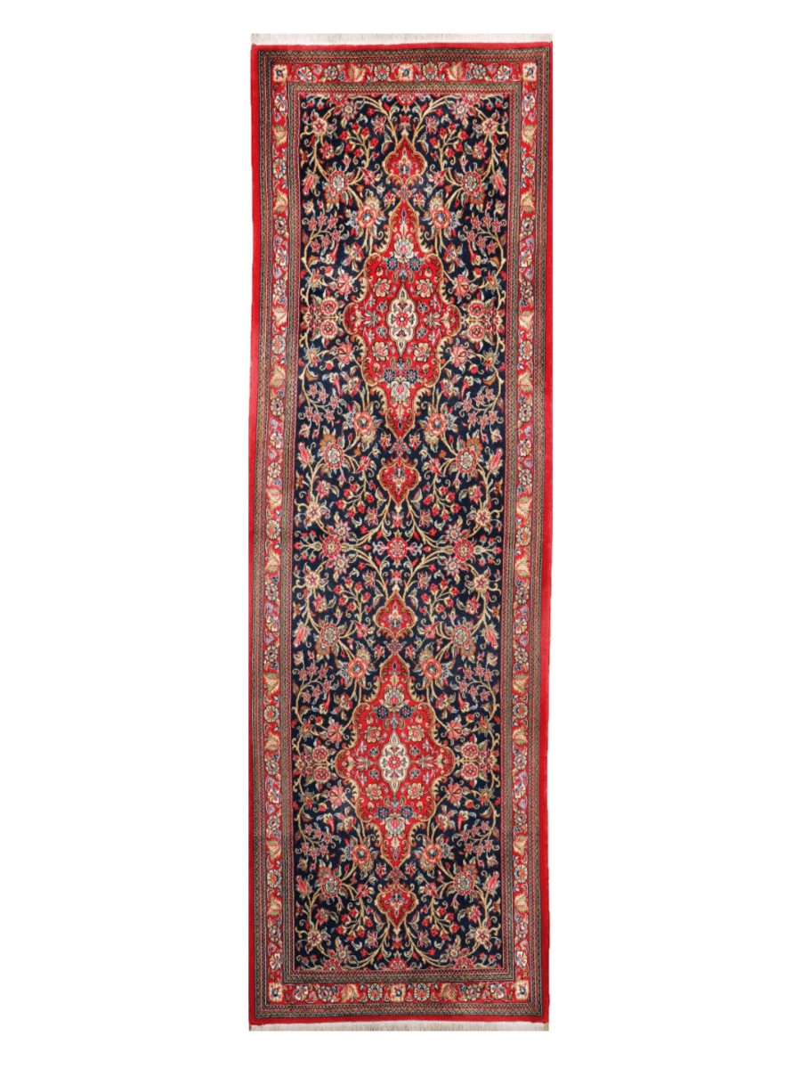 Persian Qom Kork Wool Runner | 2' 9" x 8' 6" - www.Shopthatapp.com