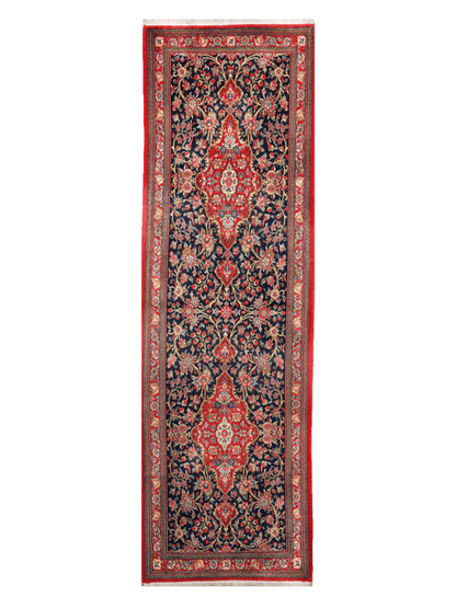 Persian Qom Kork Wool Runner | 2' 9" x 8' 6" - www.Shopthatapp.com