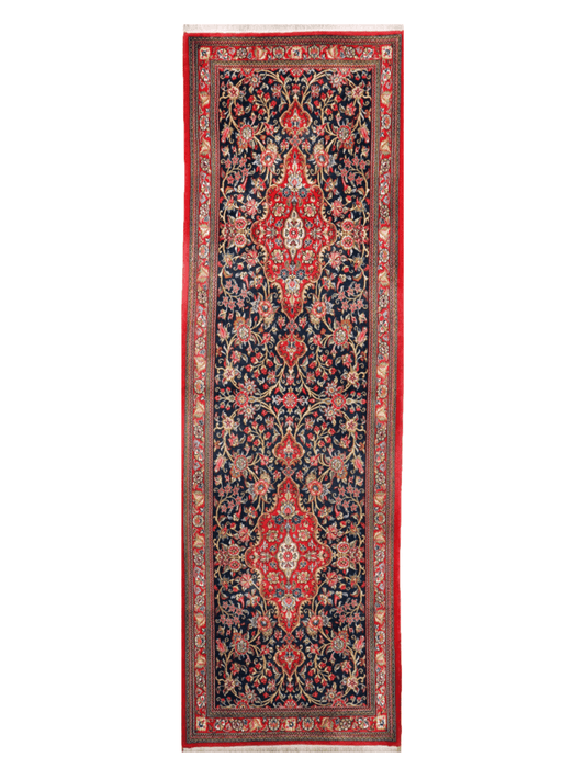 Persian Qom Kork Wool Runner | 2' 9" x 8' 6" - www.Shopthatapp.com