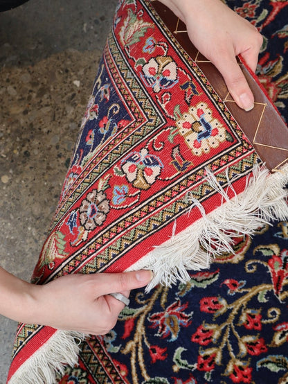 Persian Qom Kork Wool Runner | 2' 9" x 8' 6" - www.Shopthatapp.com