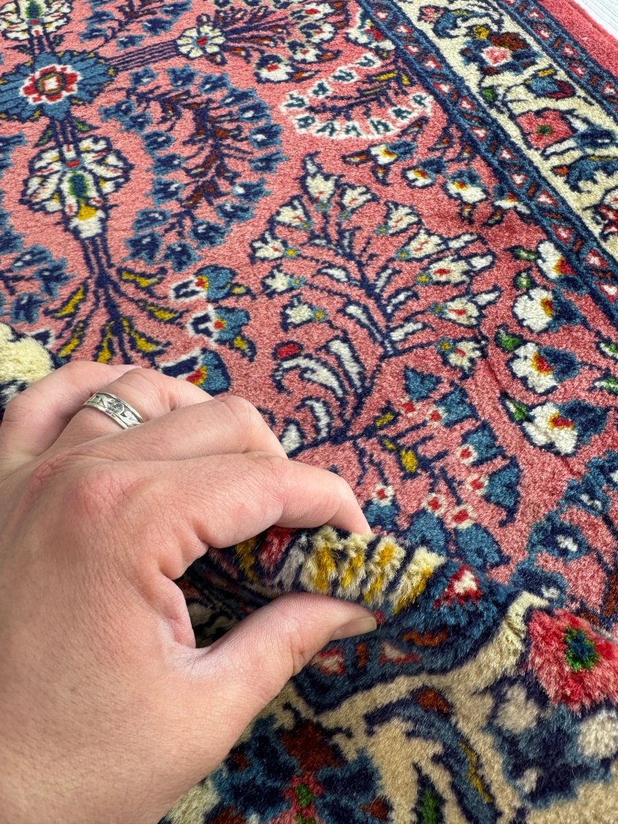 Persian Sarouk Rug | 2' 3" x 4' 3" - www.Shopthatapp.com