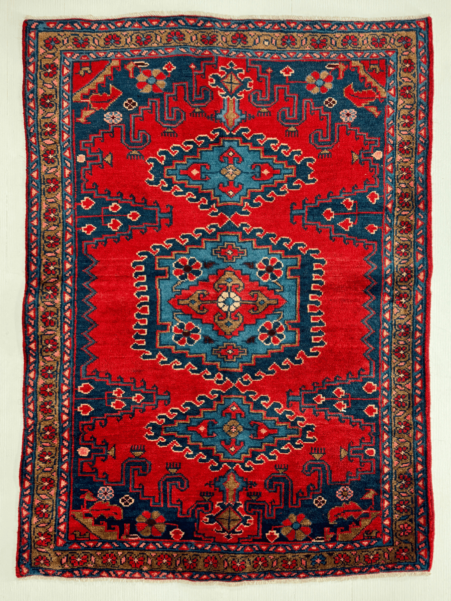 Persian Viss Rug | 3' 7” x 4' 11" - www.Shopthatapp.com