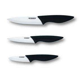 Peterson Housewares Ceramic Knife Set Canada - 3 Piece Set - www.Shopthatapp.com