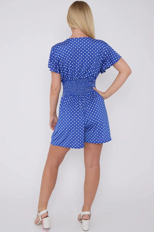 Phoebe Polka Dot Playsuit - www.Shopthatapp.com