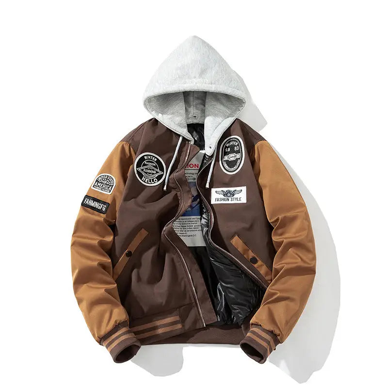 Pilot Cotton-padded Coat Men Thick Loose Plus Size Cotton Clothes - www.Shopthatapp.com