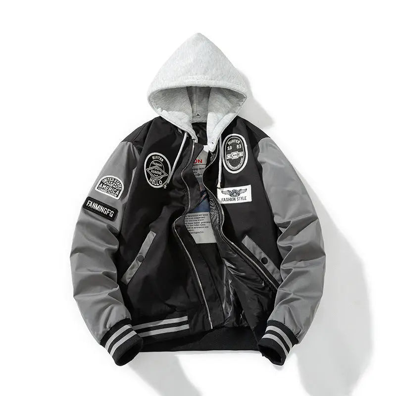 Pilot Cotton-padded Coat Men Thick Loose Plus Size Cotton Clothes - www.Shopthatapp.com