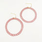 Denz + Co Dotty Hoops - Candy Pink-Jewellery-www.Shopthatapp.com-Popping Candy