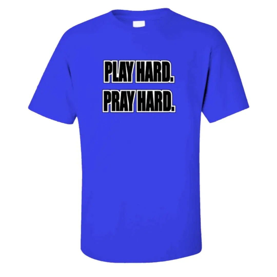 Play Hard, Pray Hard (Kids) Shirt - www.Shopthatapp.com