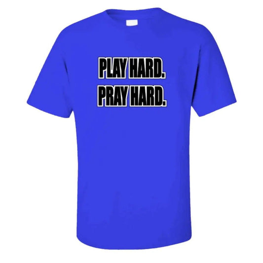 Play Hard, Pray Hard (Kids) Shirt - www.Shopthatapp.com