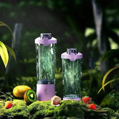 Portable Blender Juicer Personal Size Blender For Shakes And Smoothies With 6 Blade Mini Blender Kitchen Gadgets - www.Shopthatapp.com