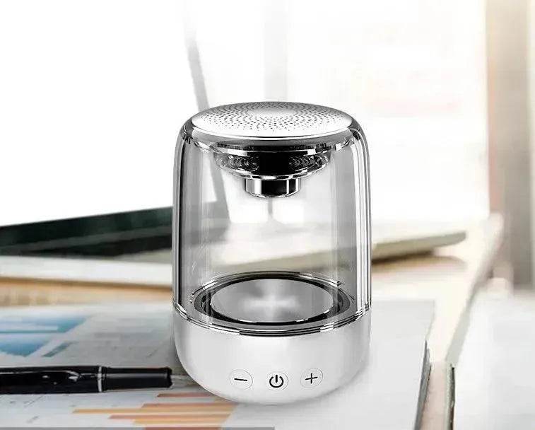 Portable Speakers Bluetooth Column Wireless Bluetooth Speaker Powerful Bass Radio with Variable Color LED Light - www.Shopthatapp.com