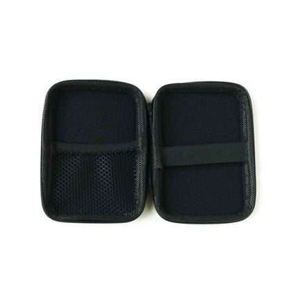 On Set Headsets portable travel case with a durable exterior and compartments for accessories