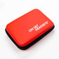 On Set Headsets Portable Travel Case in Red for Easy Storage and Protection of Headsets