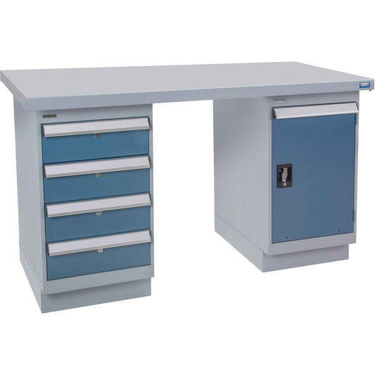 Pre-Designed Workbench, 60" W x 24" D x 34" H, 2500 lbs. Capacity - www.Shopthatapp.com