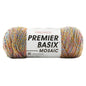 Buy Premier Basix Canada worsted yarn in colorful mosaic pattern for knitting and crochet projects