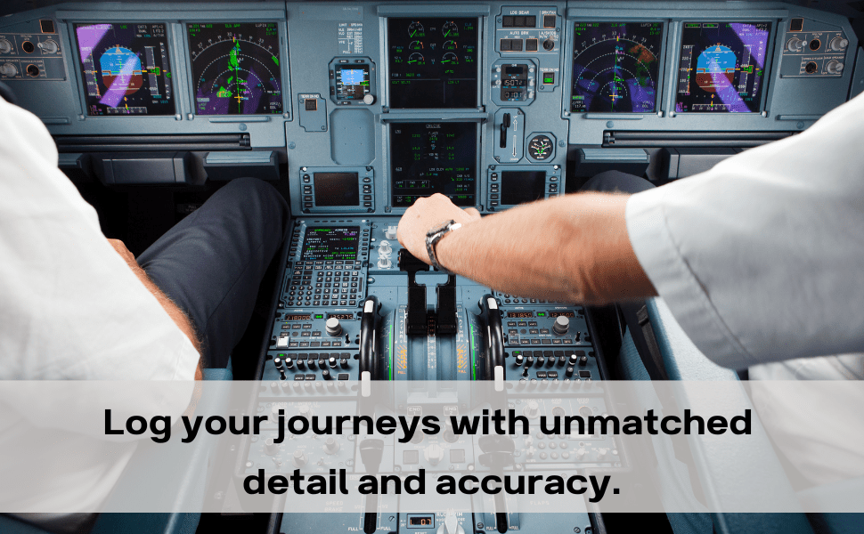 Premium Leather Pilot Log - Perfect Gift for Pilots - Pilot Journal - www.Shopthatapp.com