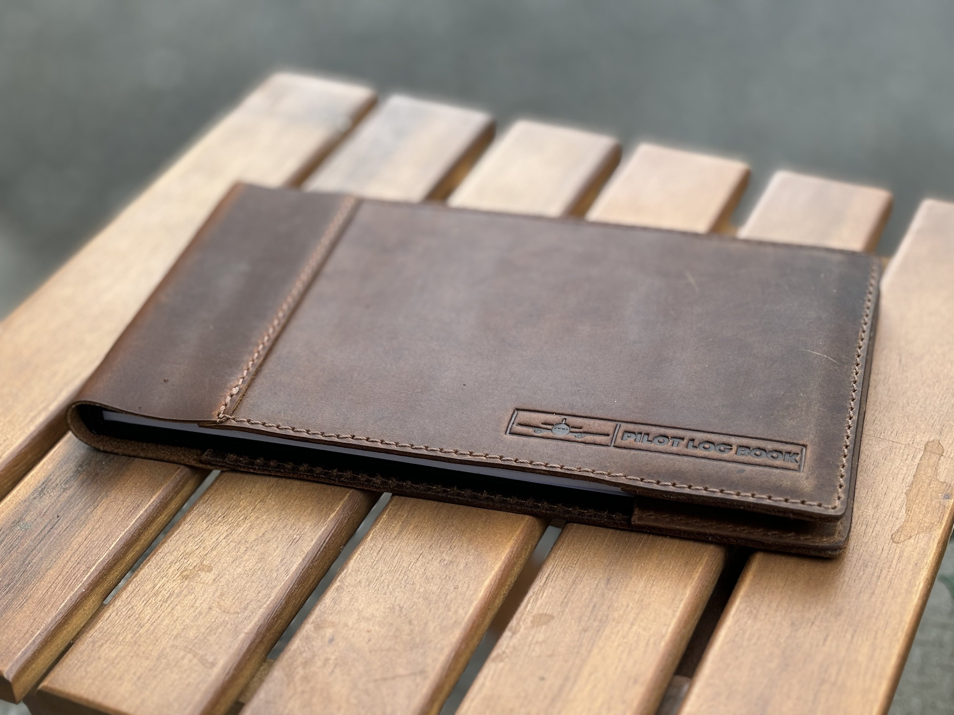 Premium Leather Pilot Log - Perfect Gift for Pilots - Pilot Journal - www.Shopthatapp.com