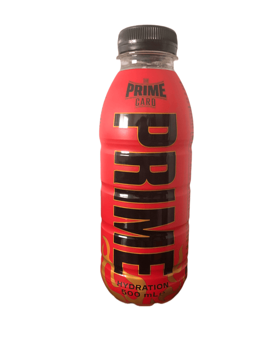 Prime Hydration Prime Card Red Bottle Misfits Collectable Edition - www.Shopthatapp.com