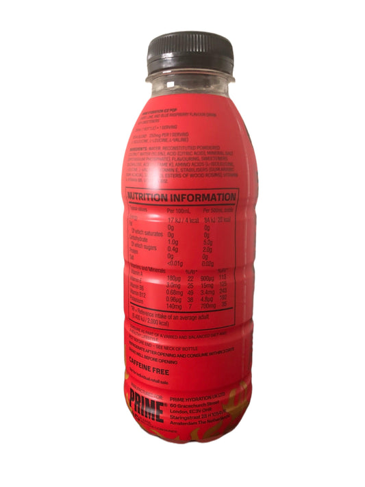 Prime Hydration Prime Card Red Bottle Misfits Collectable Edition - www.Shopthatapp.com