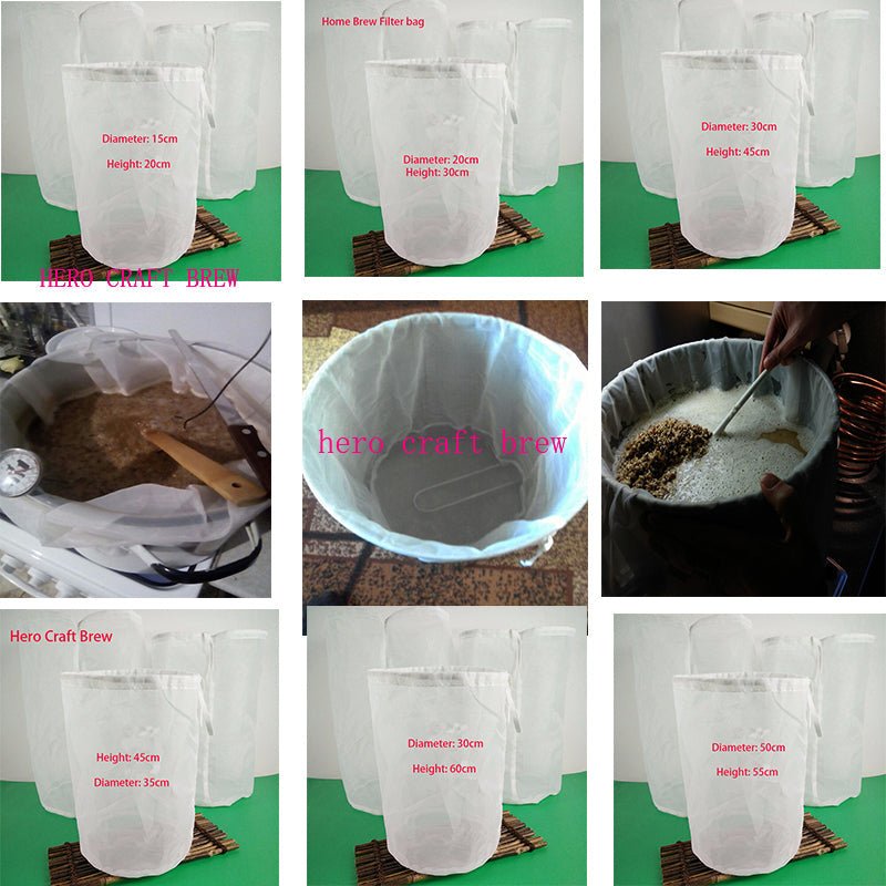 Sac filtrant pour brassage maison