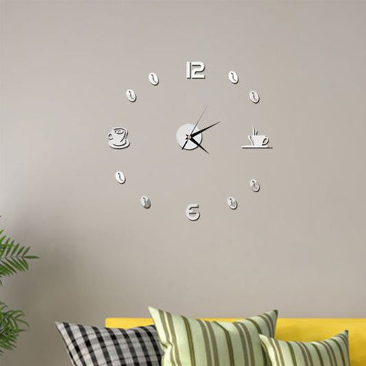 Coffee Cups 3D Clock - www.Shopthatapp.com