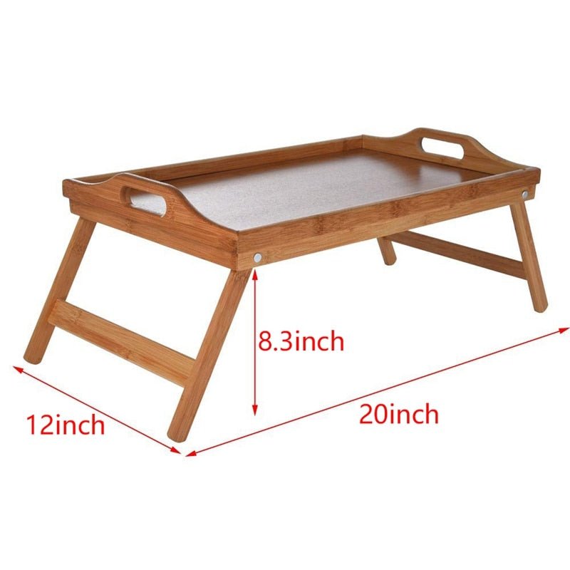 Bamboo Foldable Serving Tray - www.Shopthatapp.com