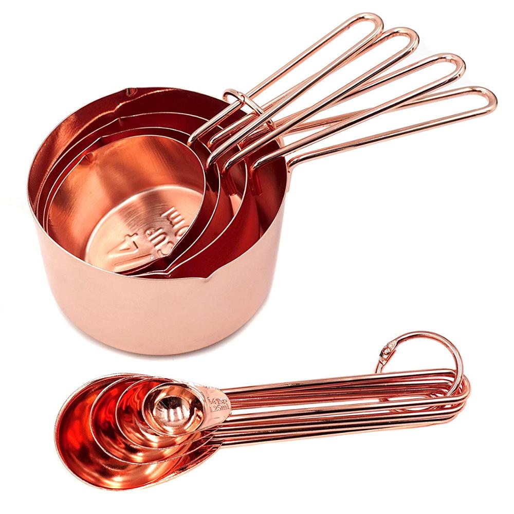Plated Measuring Cups & Spoons Set - www.Shopthatapp.com