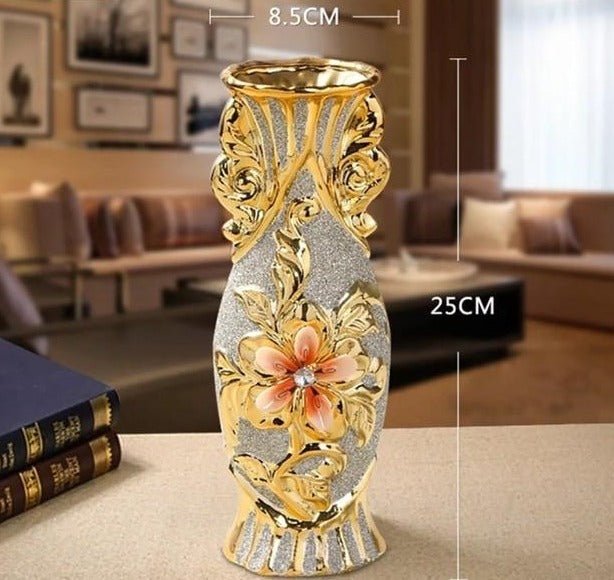 Victorian Gold Plated Vase - www.Shopthatapp.com