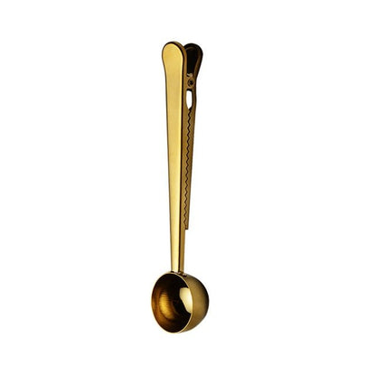 Pince à sac plaquée avec cuillère