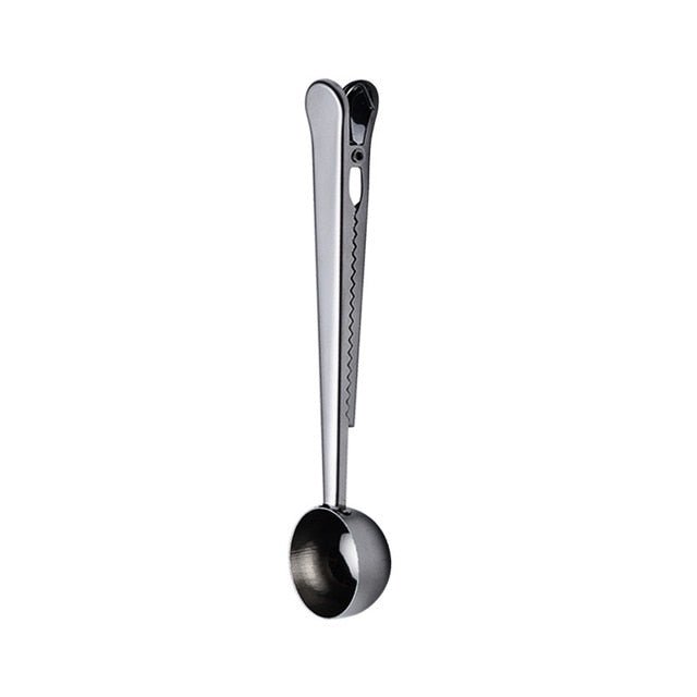 Pince à sac plaquée avec cuillère