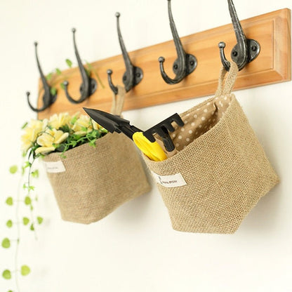 Jute Hanging Storage Basket