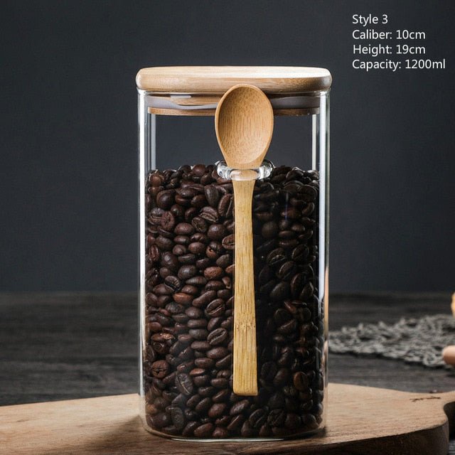 Boxed Glass Storage Container with Spoon