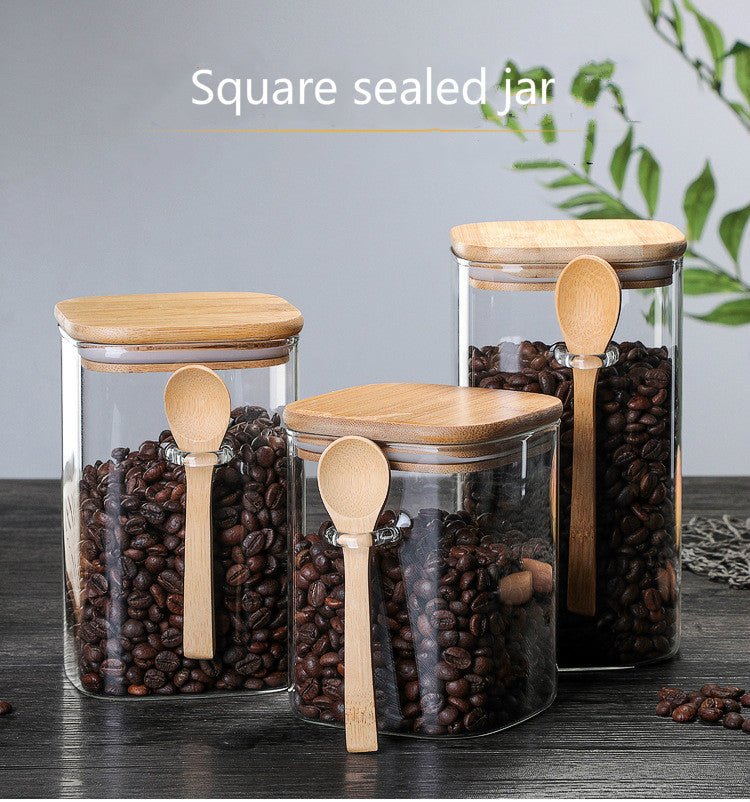 Boxed Glass Storage Container with Spoon