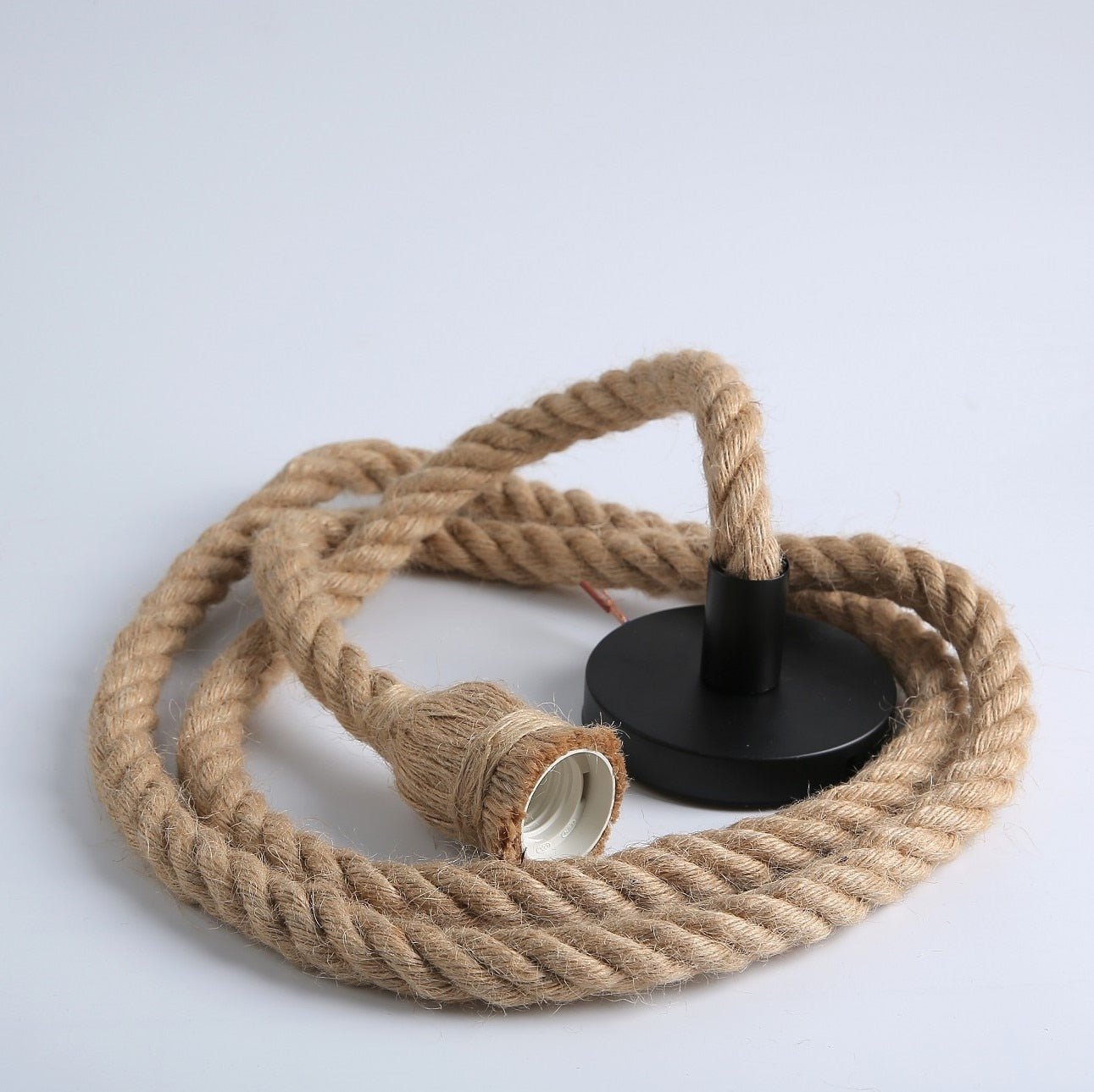 Wicker Rope Pendant Light - www.Shopthatapp.com