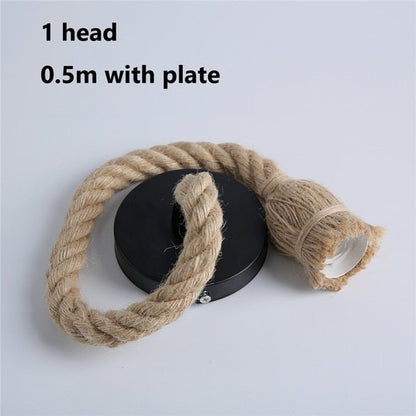 Wicker Rope Pendant Light - www.Shopthatapp.com