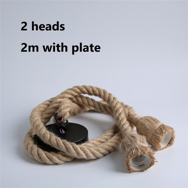 Wicker Rope Pendant Light - www.Shopthatapp.com