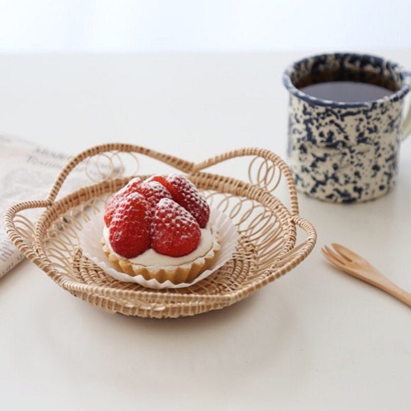 Petals Wicker Rattan Tray - www.Shopthatapp.com