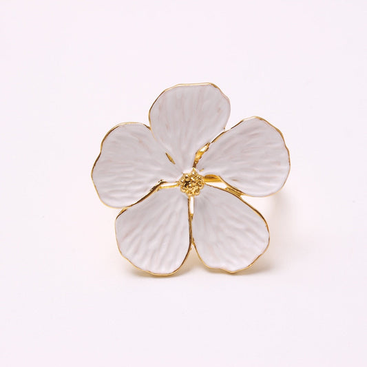Petals Napkin Ring Holder Set